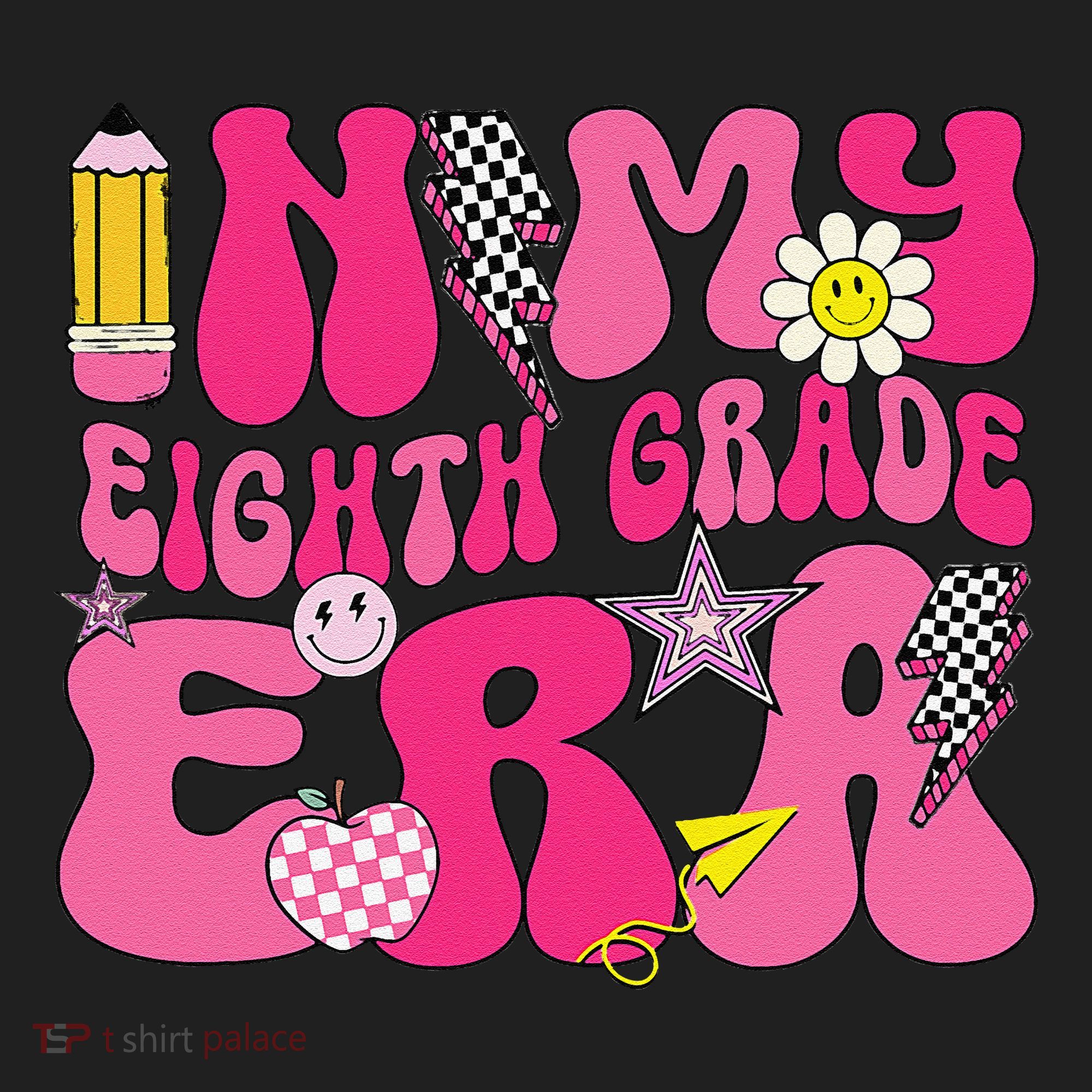In My Eighth Grade Era 8th Grade Teacher Student Boy Girl Gift Women's Sweatshirt