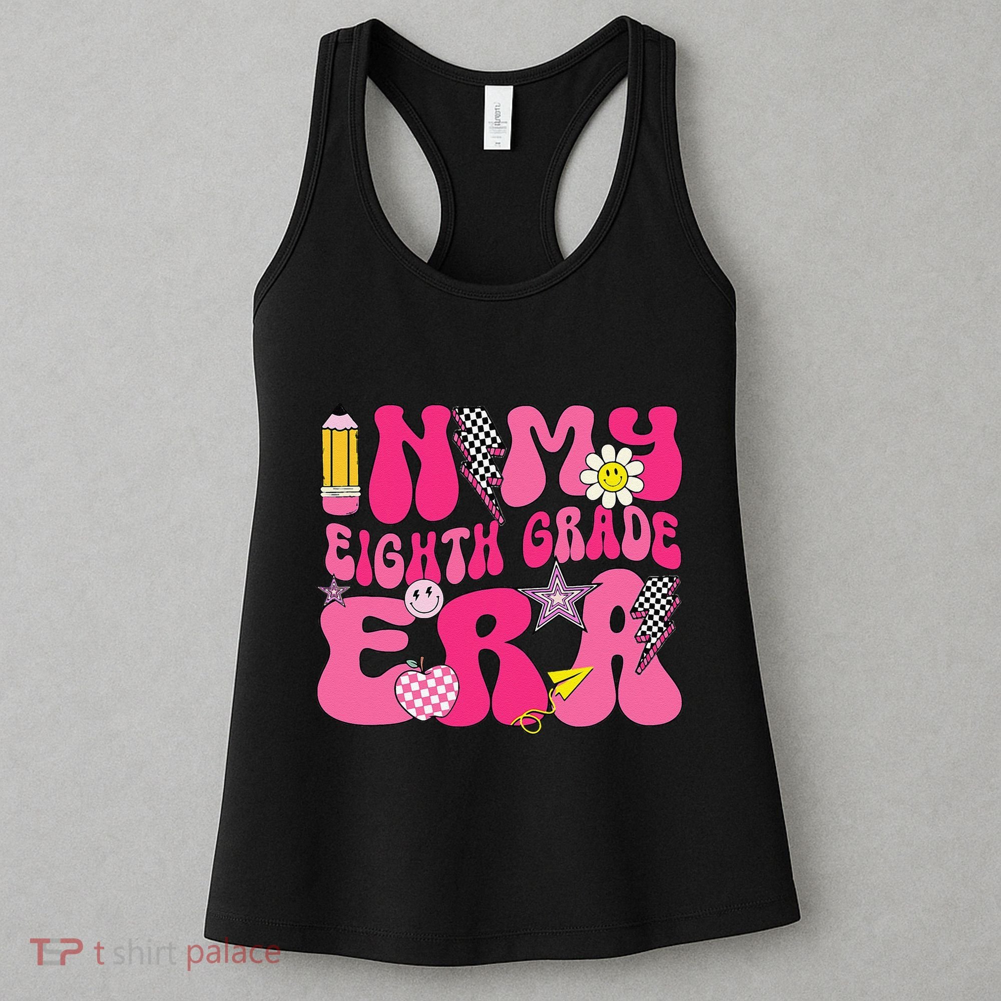 In My Eighth Grade Era 8th Grade Teacher Student Boy Girl Gift Women's Tank Top