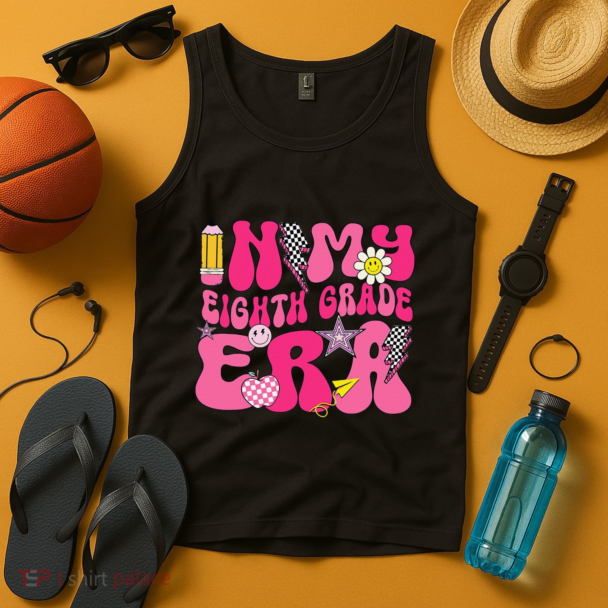 In My Eighth Grade Era 8th Grade Teacher Student Boy Girl Gift Tank Top