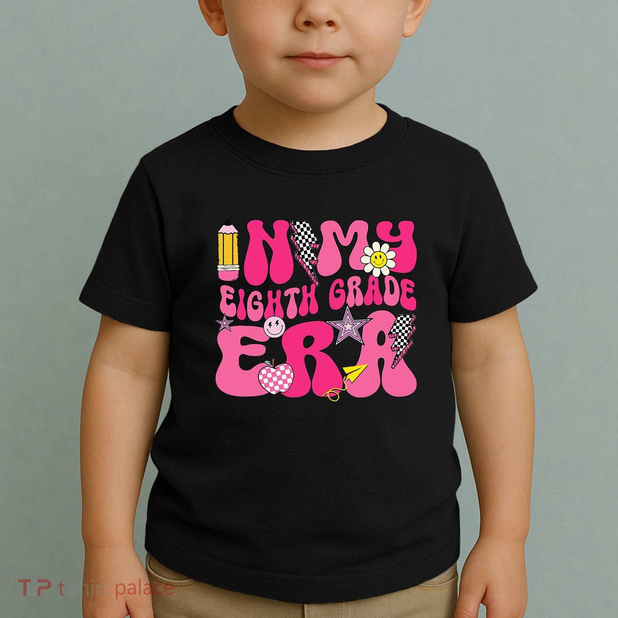 In My Eighth Grade Era 8th Grade Teacher Student Boy Girl Gift Toddler T-Shirt