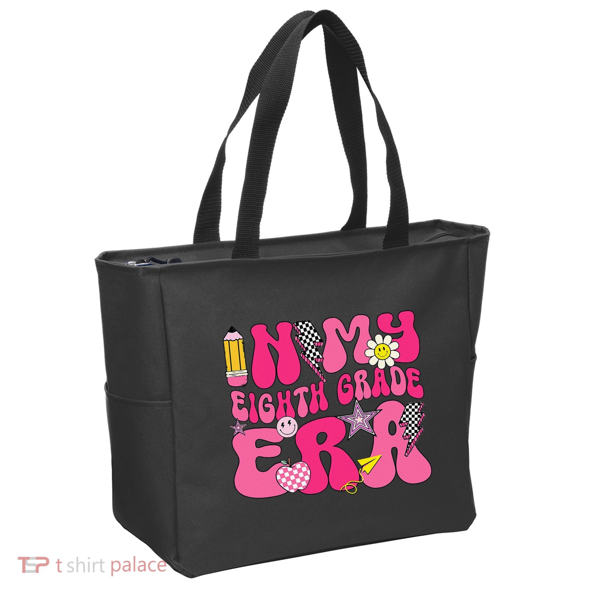 In My Eighth Grade Era 8th Grade Teacher Student Boy Girl Gift Tote Bag