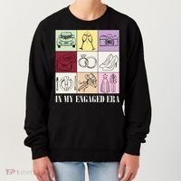 In My Engaged Era Retro Bride Wedding Engagement Women's Sweatshirt thumb 0
