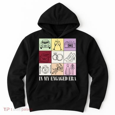 In My Engaged Era Retro Bride Wedding Engagement Hoodie