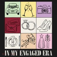 In My Engaged Era Retro Bride Wedding Engagement Sweatshirt thumb 3