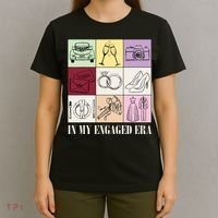 In My Engaged Era Retro Bride Wedding Engagement T-Shirt thumb 4