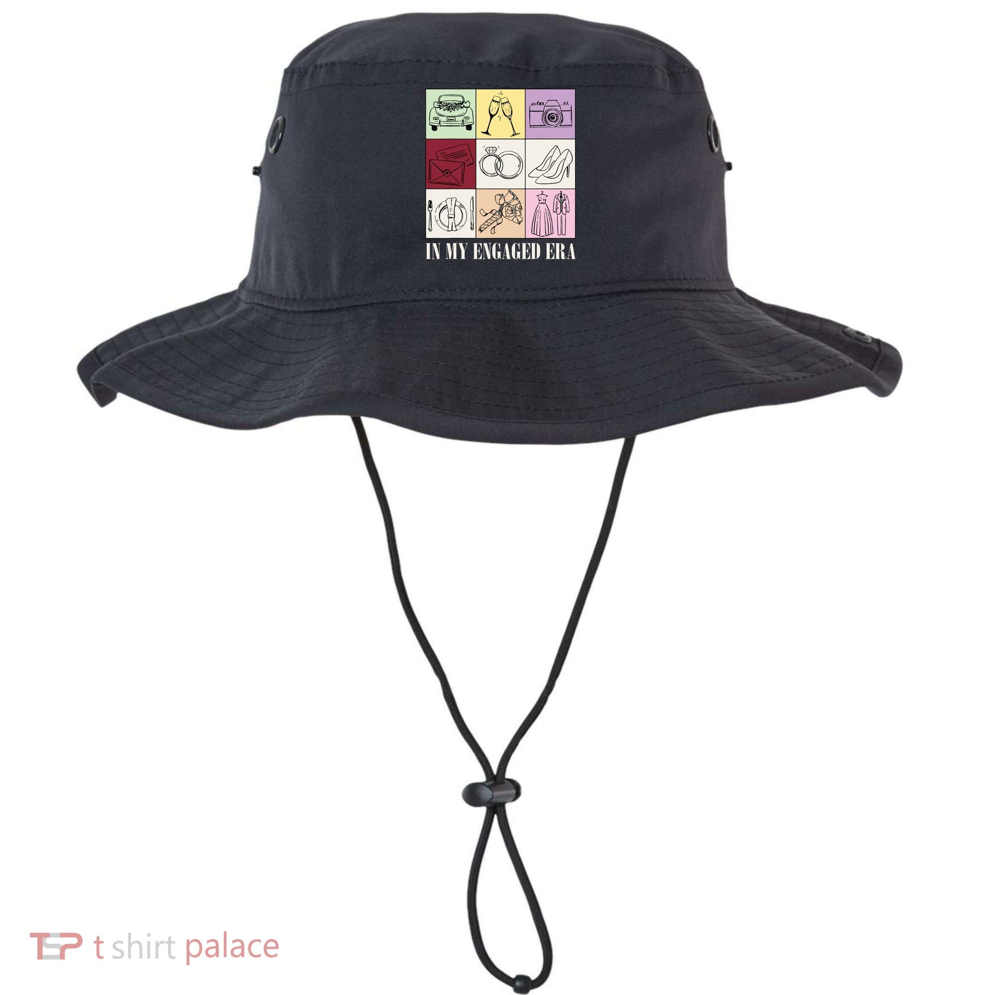 In My Engaged Era Retro Bride Wedding Engagement Bucket Hat