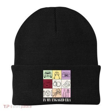 In My Engaged Era Retro Bride Wedding Engagement Beanie