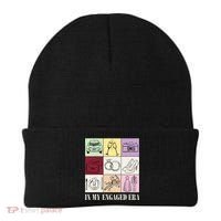 In My Engaged Era Retro Bride Wedding Engagement Beanie thumb 0