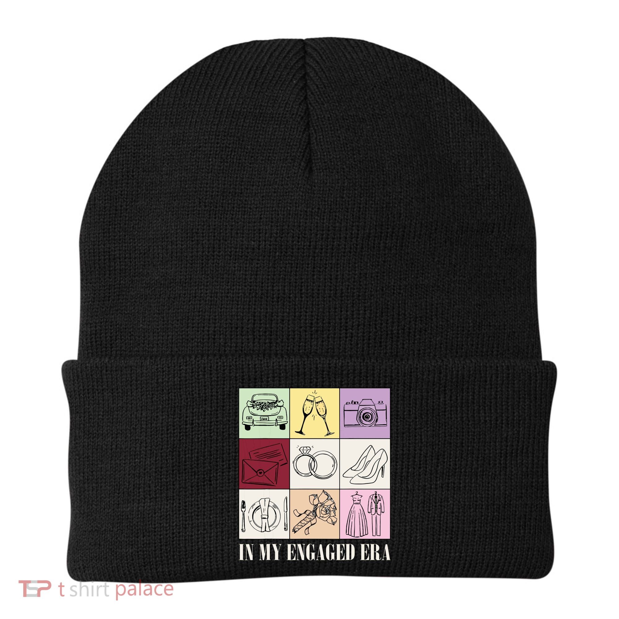 In My Engaged Era Retro Bride Wedding Engagement Beanie