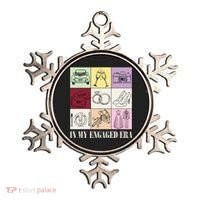 In My Engaged Era Retro Bride Wedding Engagement Ornament thumb 0