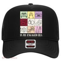 In My Engaged Era Retro Bride Wedding Engagement Hat thumb 0