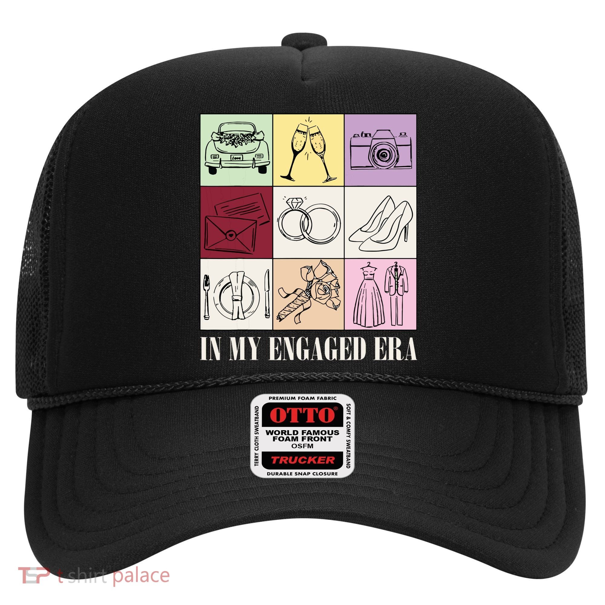 In My Engaged Era Retro Bride Wedding Engagement Hat
