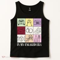 In My Engaged Era Retro Bride Wedding Engagement Tank Top thumb 2