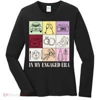 In My Engaged Era Retro Bride Wedding Engagement Women's Long Sleeve Shirt thumb 0