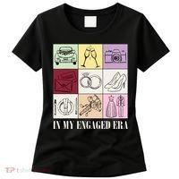 In My Engaged Era Retro Bride Wedding Engagement Women's T-Shirt thumb 0