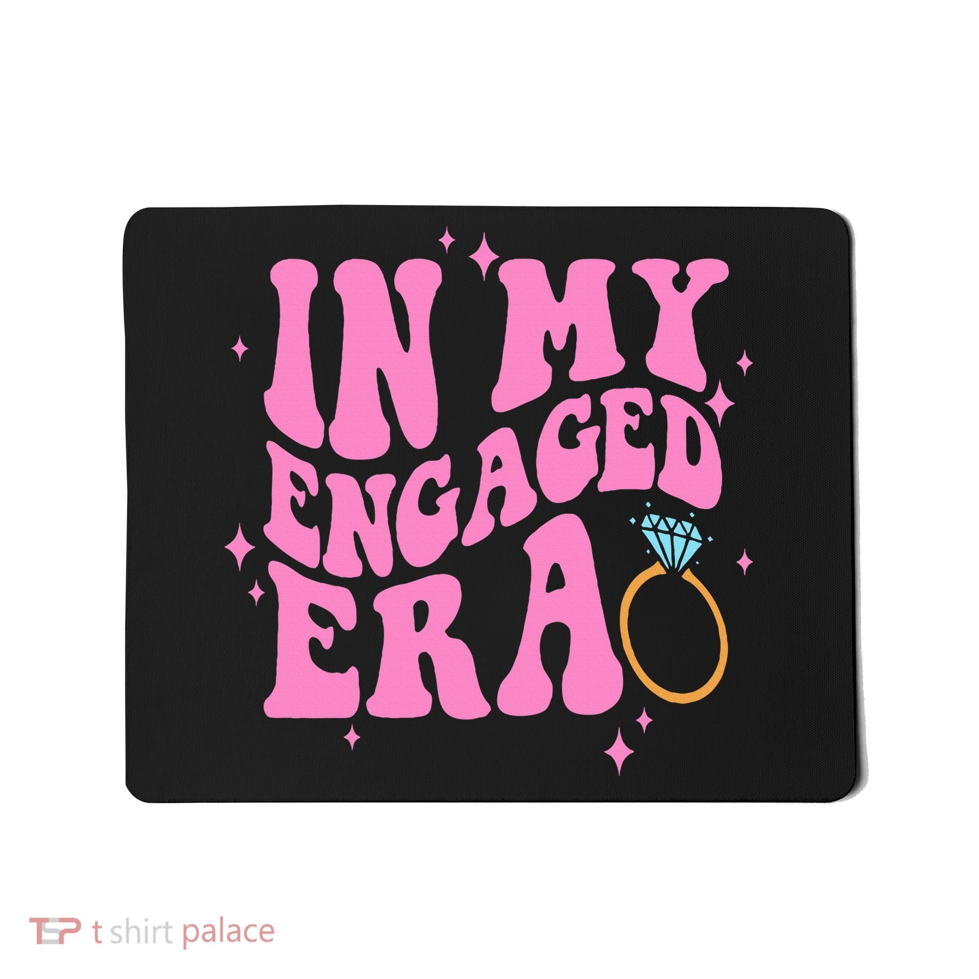 In My Engaged Era Groovy Bride Bachelorette Party Bridesmaid  Mousepad