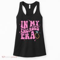 In My Engaged Era Groovy Bride Bachelorette Party Bridesmaid  Women's Tank Top thumb 0