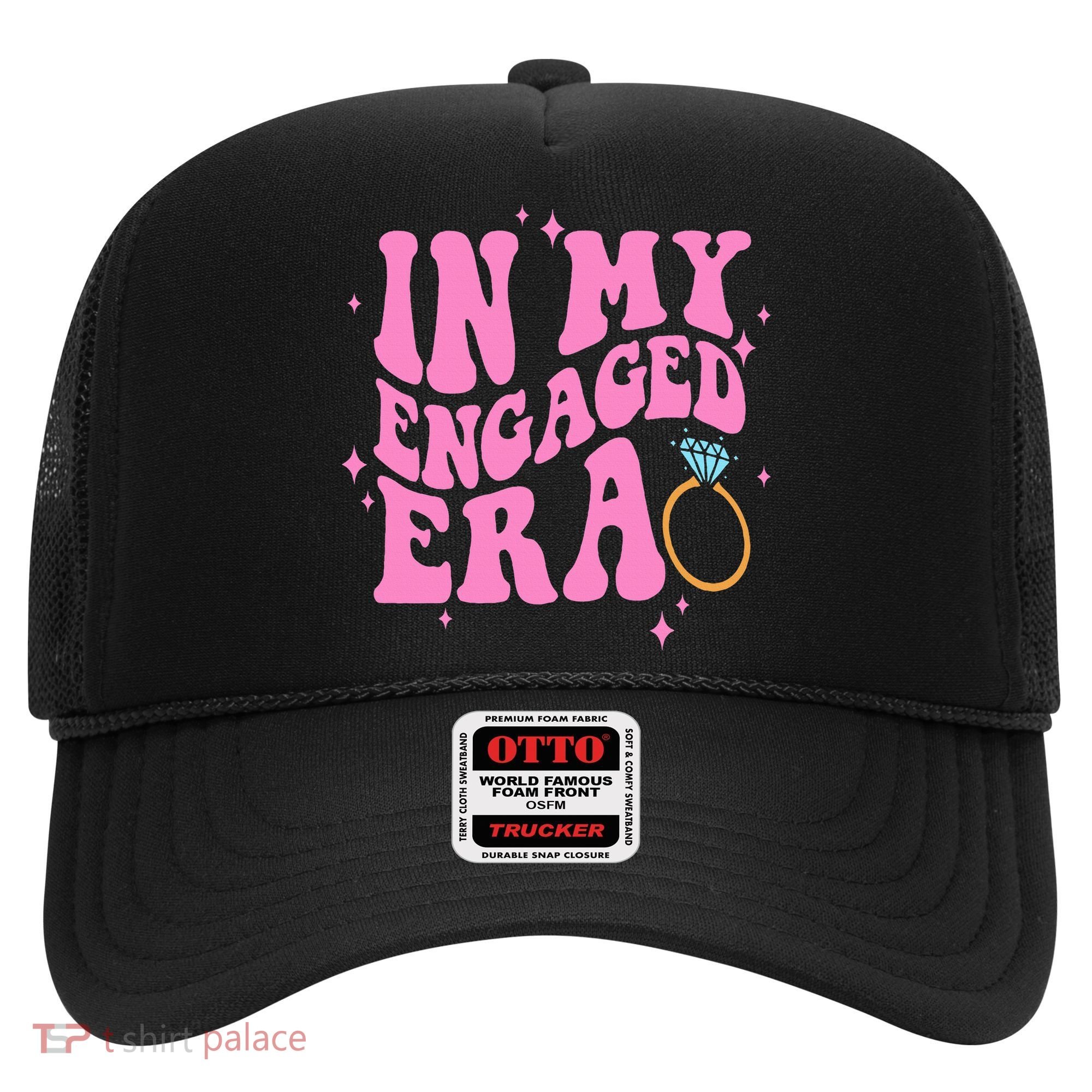 In My Engaged Era Groovy Bride Bachelorette Party Bridesmaid  Hat