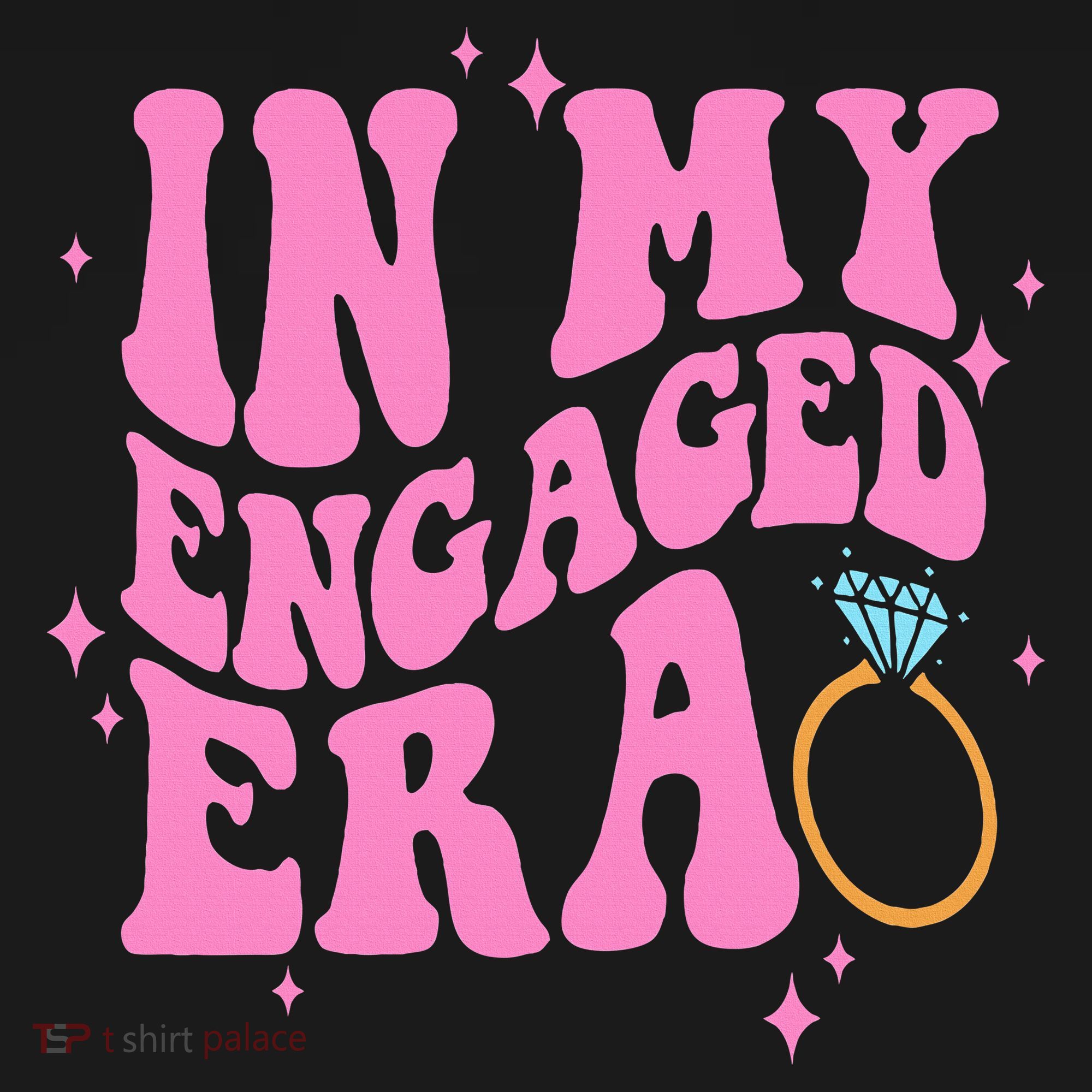 In My Engaged Era Groovy Bride Bachelorette Party Bridesmaid  Toddler Hoodie