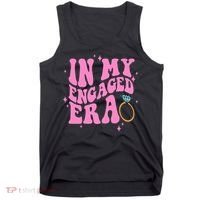 In My Engaged Era Groovy Bride Bachelorette Party Bridesmaid  Tank Top thumb 0