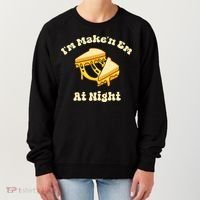 IM Makin Em At Night Meme Grilled Cheese Sandwich Fast Food Women's Sweatshirt thumb 0