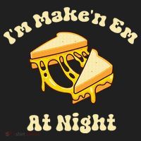 IM Makin Em At Night Meme Grilled Cheese Sandwich Fast Food Beanie thumb 2