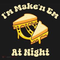 IM Makin Em At Night Meme Grilled Cheese Sandwich Fast Food Women's Hoodie thumb 2