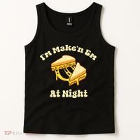 IM Makin Em At Night Meme Grilled Cheese Sandwich Fast Food Tank Top thumb 2