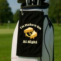IM Makin Em At Night Meme Grilled Cheese Sandwich Fast Food Golf Towel thumb 2
