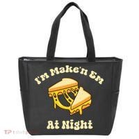 IM Makin Em At Night Meme Grilled Cheese Sandwich Fast Food Tote Bag thumb 0