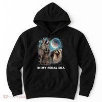 In My Feral Era Raccoon Hoodie thumb 0