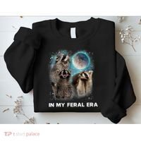 In My Feral Era Raccoon Sweatshirt thumb 2
