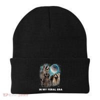 In My Feral Era Raccoon Beanie thumb 0