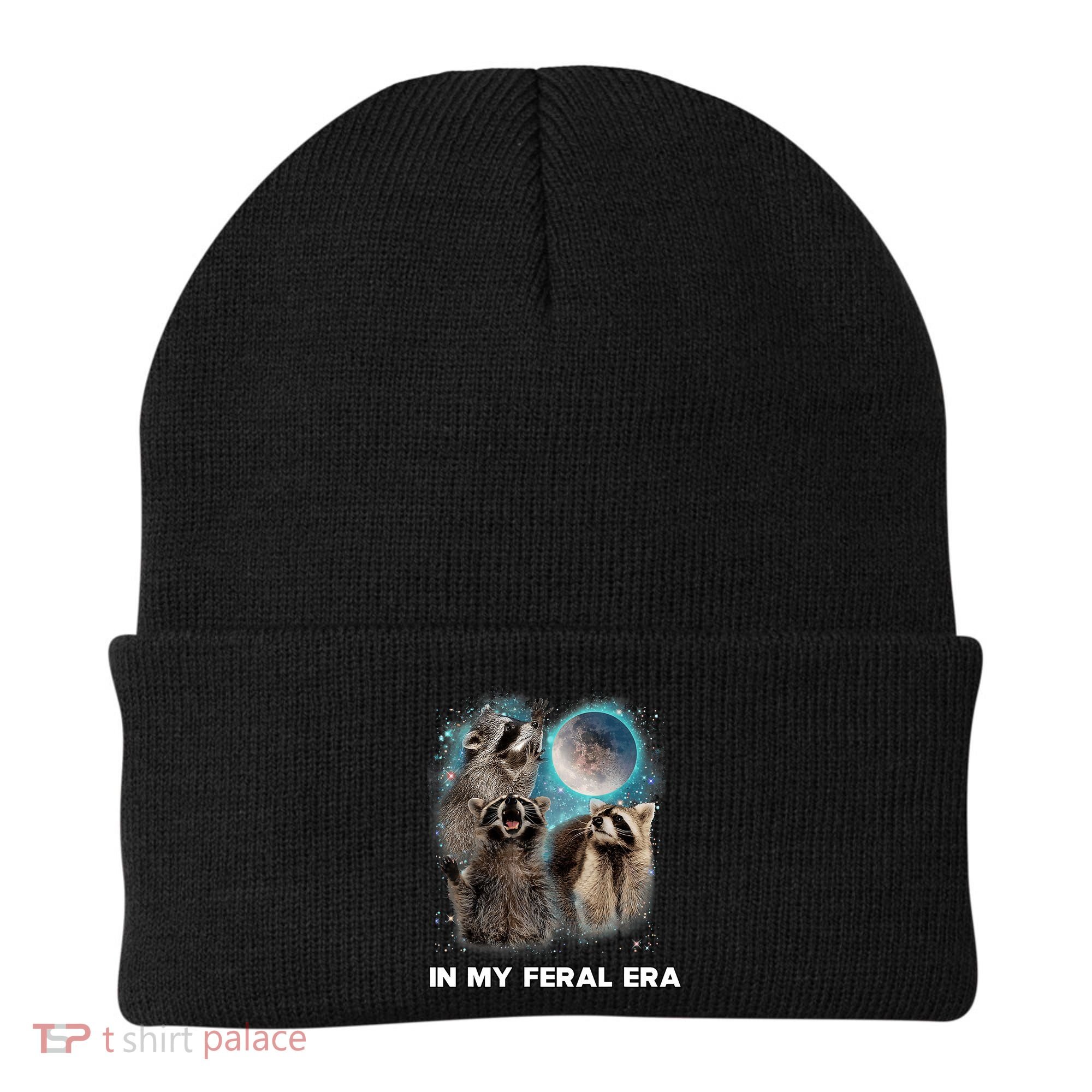 In My Feral Era Raccoon Beanie