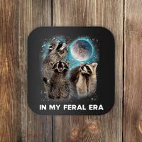 In My Feral Era Raccoon Coaster thumb 0
