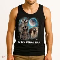 In My Feral Era Raccoon Tank Top thumb 3
