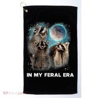 In My Feral Era Raccoon Golf Towel thumb 0
