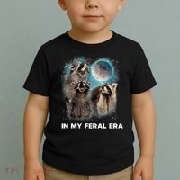 In My Feral Era Raccoon Toddler T-Shirt thumb 2