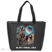 In My Feral Era Raccoon Tote Bag thumb 0