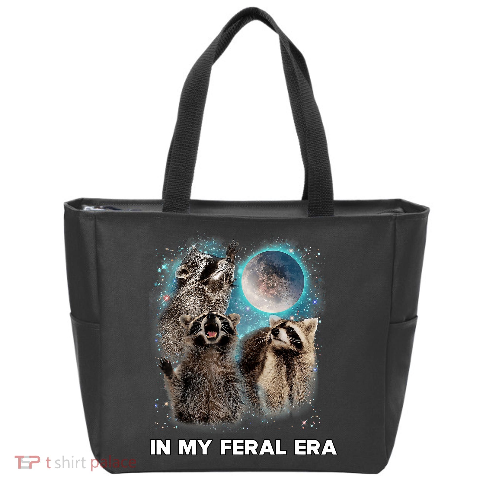 In My Feral Era Raccoon Tote Bag