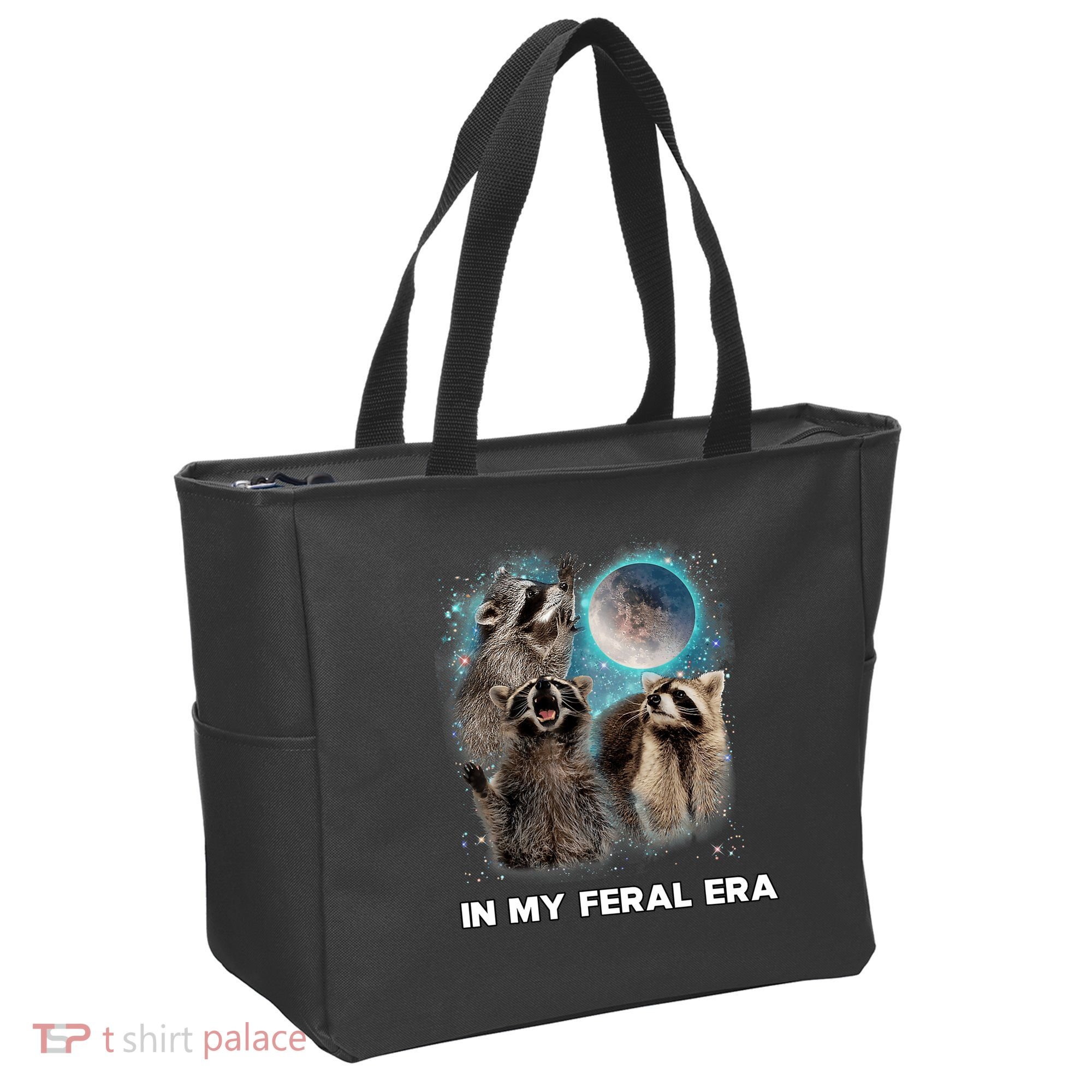 In My Feral Era Raccoon Tote Bag