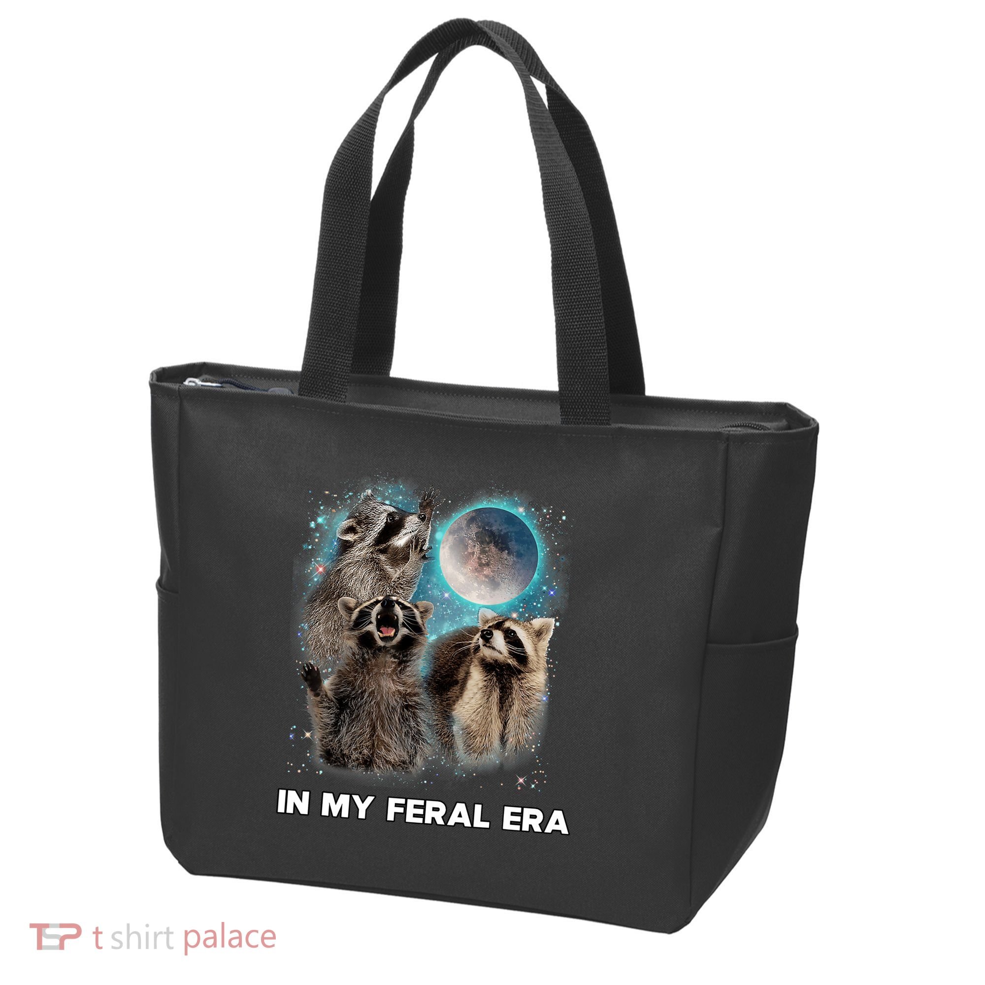 In My Feral Era Raccoon Tote Bag