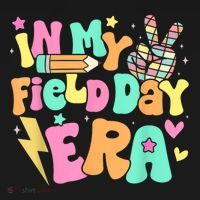 In My Field Day Era Groovy Field Day Meaningful Gift For Teacher Gift Bucket Hat thumb 4