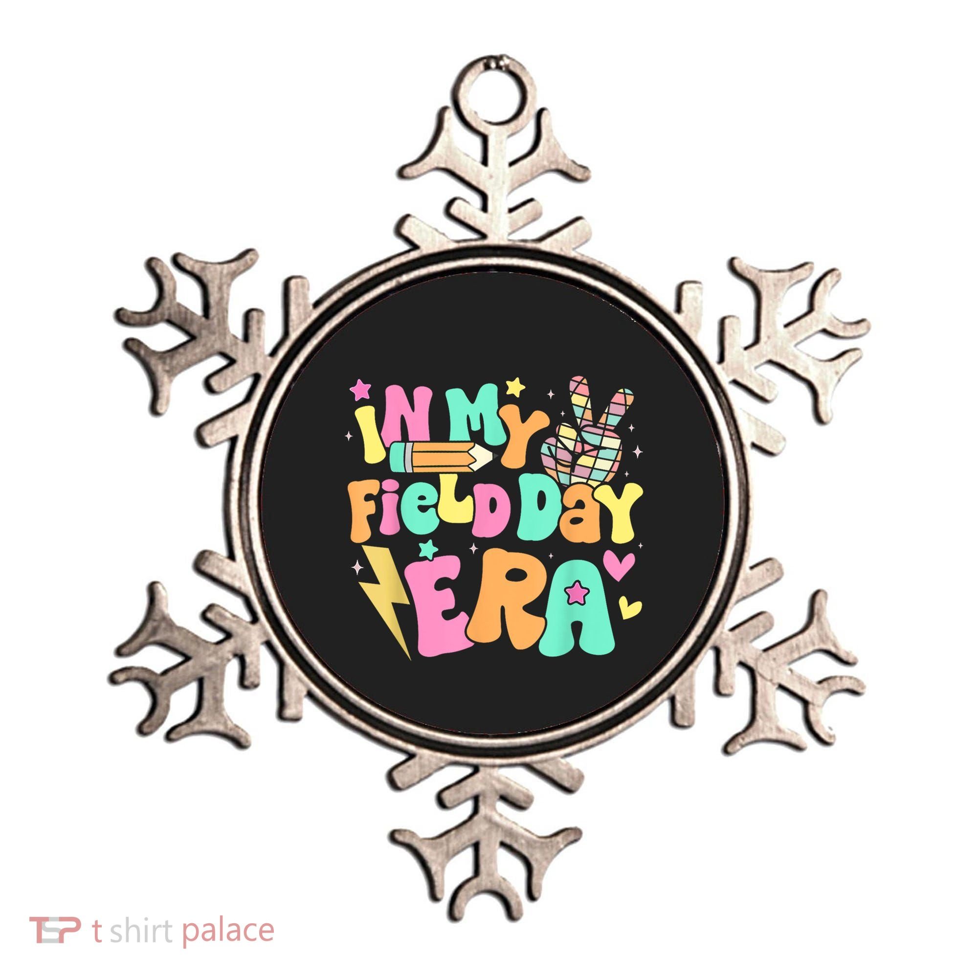 In My Field Day Era Groovy Field Day Meaningful Gift For Teacher Gift Ornament