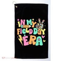 In My Field Day Era Groovy Field Day Meaningful Gift For Teacher Gift Golf Towel thumb 0