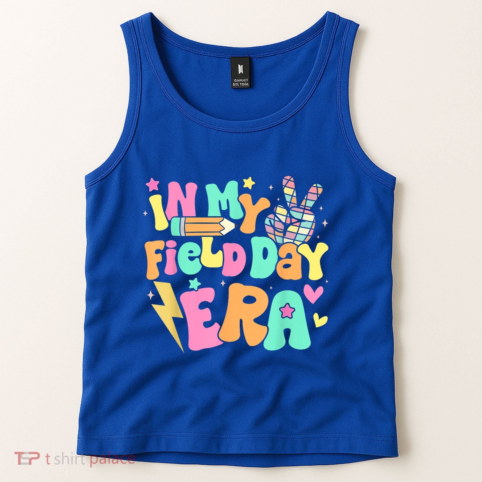 In My Field Day Era Groovy Field Day Meaningful Gift For Teacher Gift Tank Top