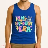 In My Field Day Era Groovy Field Day Meaningful Gift For Teacher Gift Tank Top thumb 3