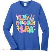 In My Field Day Era Groovy Field Day Meaningful Gift For Teacher Gift Women's Long Sleeve Shirt thumb 0