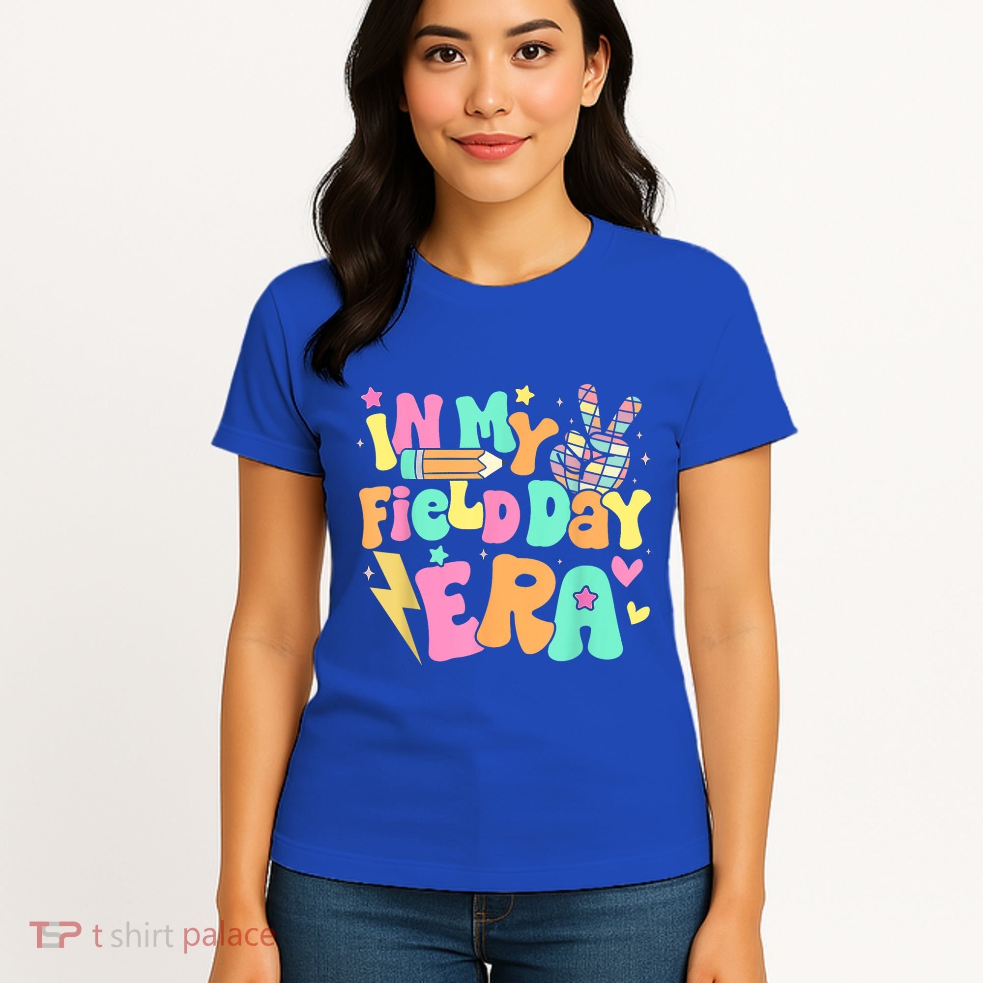 In My Field Day Era Groovy Field Day Meaningful Gift For Teacher Gift Women's T-Shirt