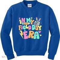 In My Field Day Era Groovy Field Day Meaningful Gift For Teacher Gift Kids Sweatshirt thumb 0